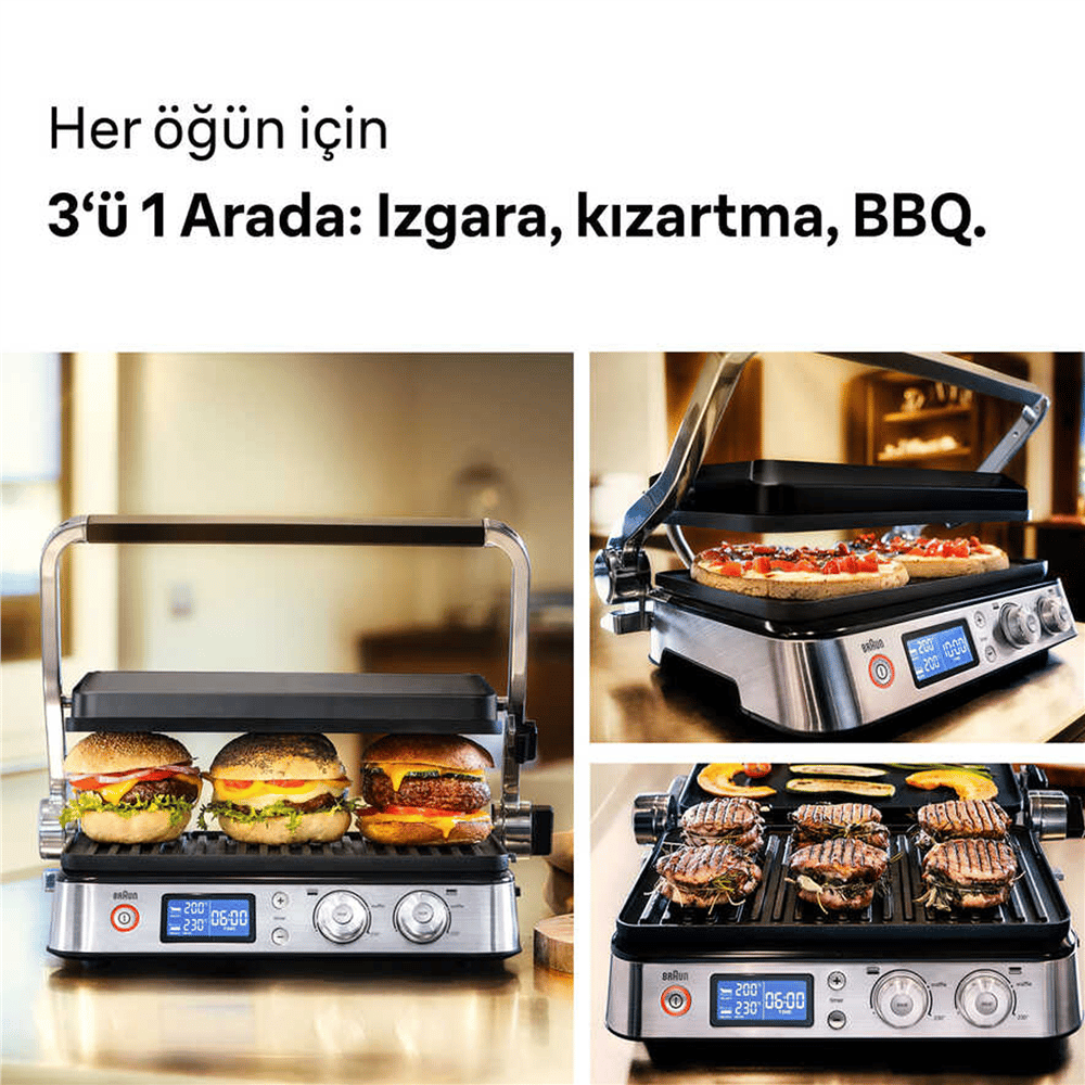 Braun Multigrill 9, CG9040 9 Pro Izgara Ve Tost Makinesi