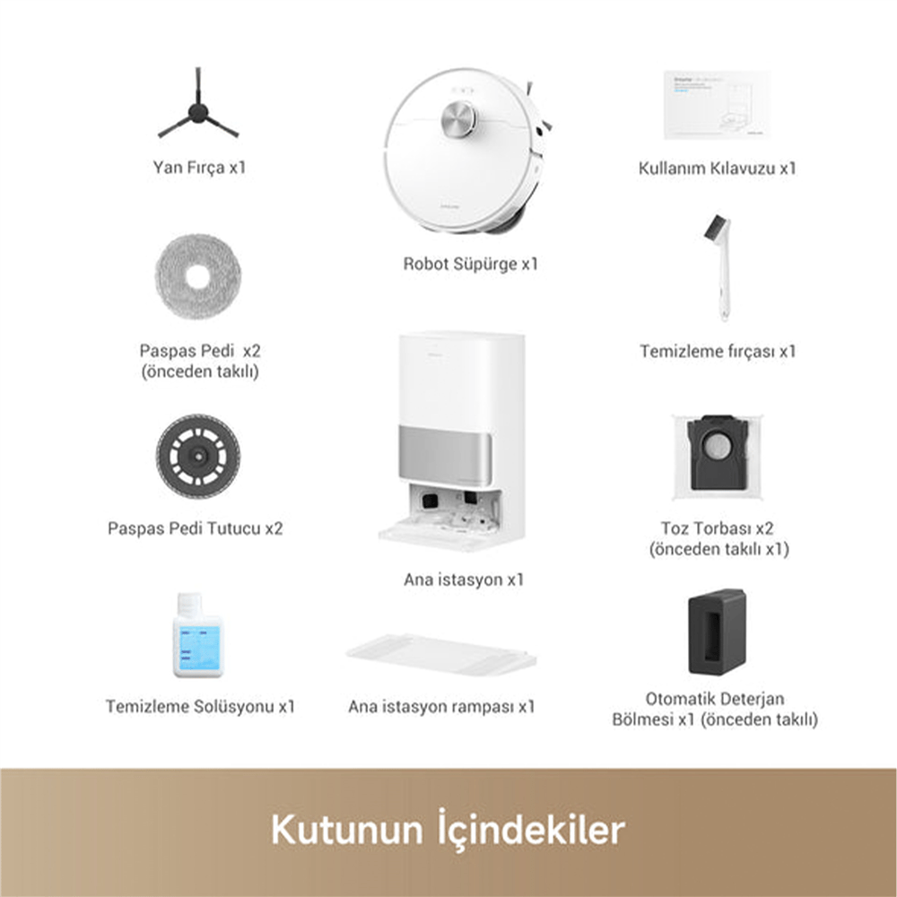 Dreame L10s Ultra Gen 2 Çöp İstasyonlu Akıllı Robot Süpürge