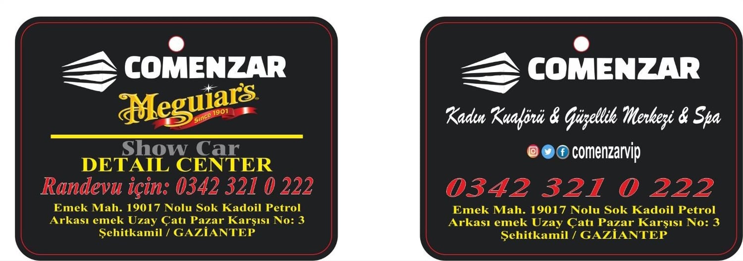 EFSANE SERİSİ PROMOSYON REKLAMLIK HEDİYELİK KARTON OTO ARAÇ ARABA KOKUSU
