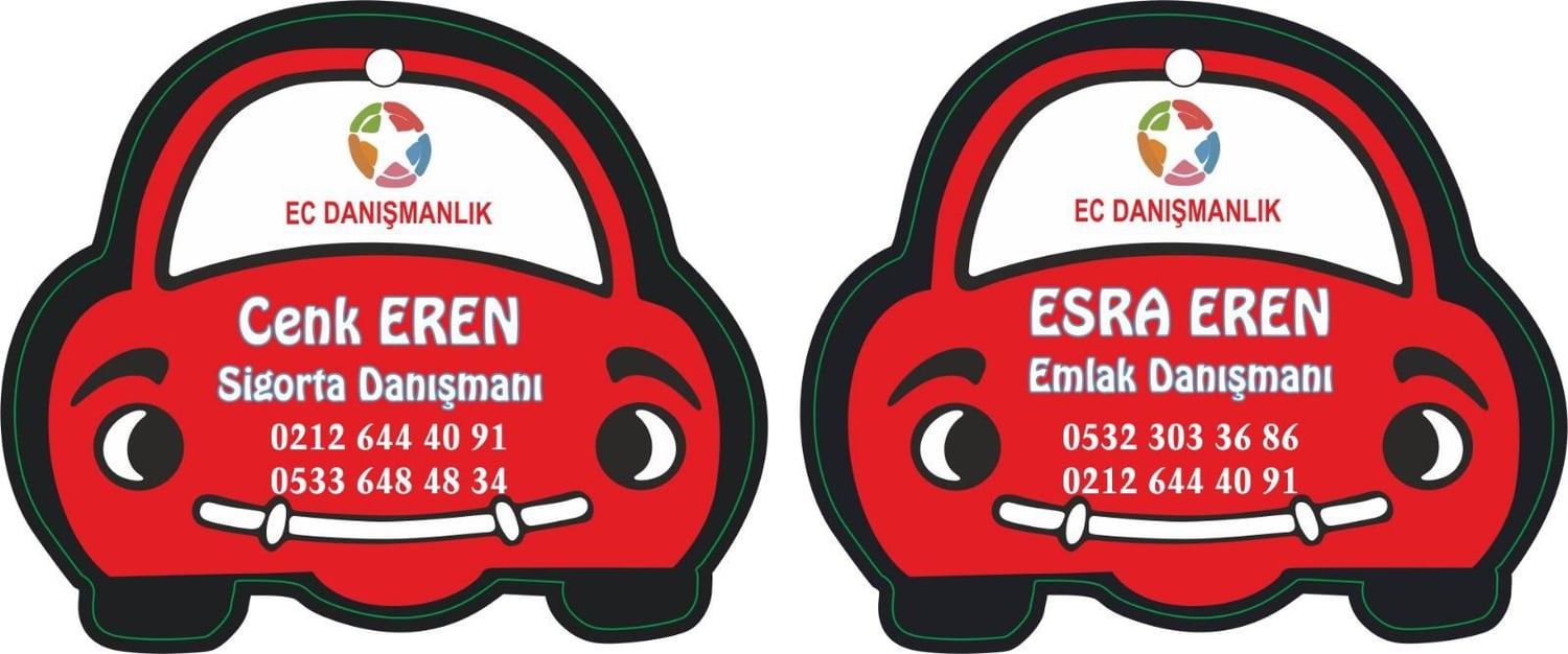 EFSANE SERİSİ PROMOSYON REKLAMLIK HEDİYELİK KARTON OTO ARAÇ ARABA KOKUSU
