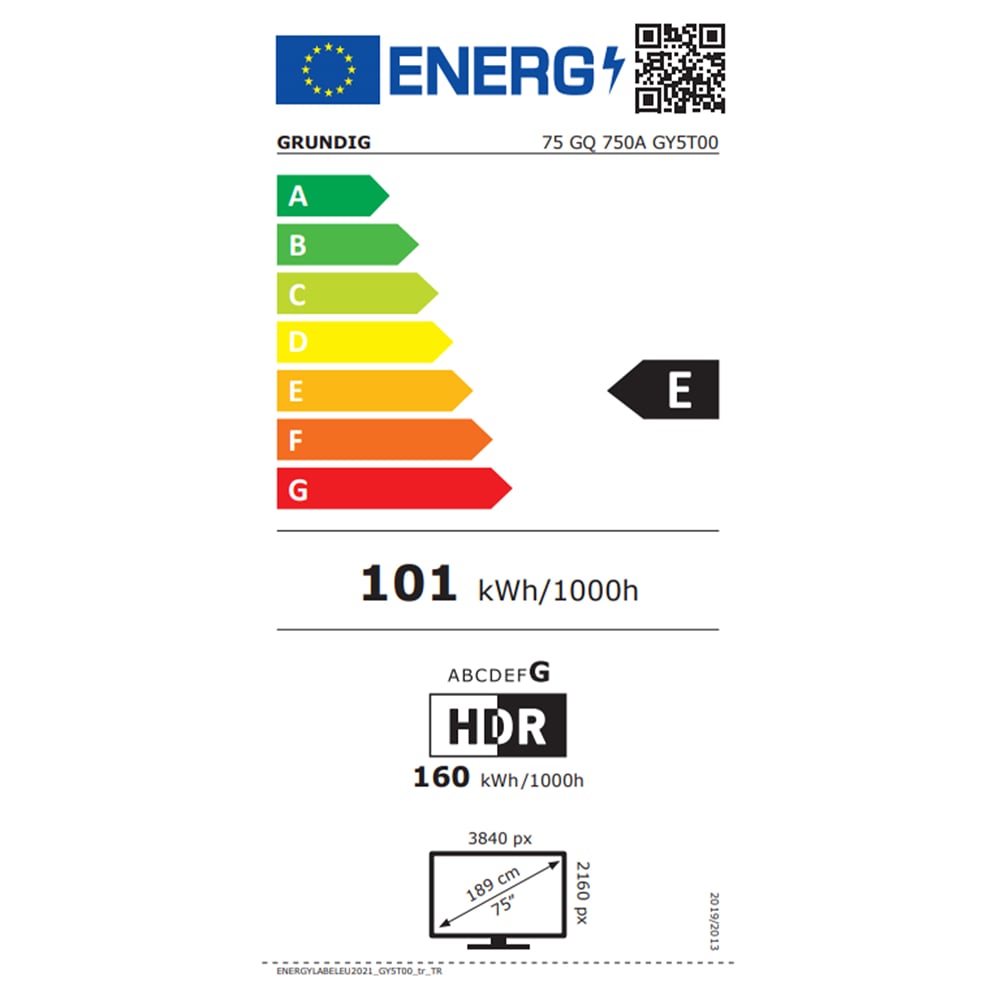 Grundig 75GQ750A 189 Cm 4K UHD Google Smart Qled Tv Uydulu