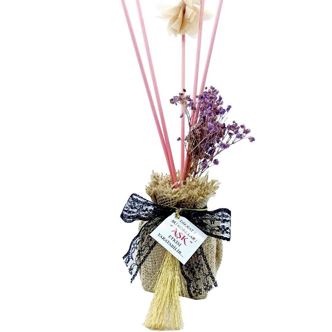 Hasır Seri Bambu Çubuklu Oda Kokuları Reed Diffuser Oda Parfümü Ortam Kokusu