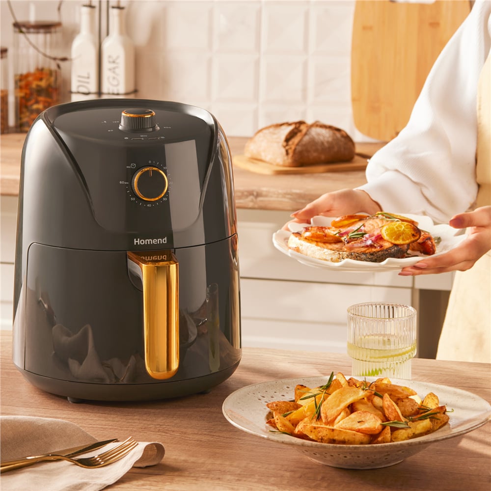 Homend 2505H 8 Farklı Programlı Airfryer Antrasit