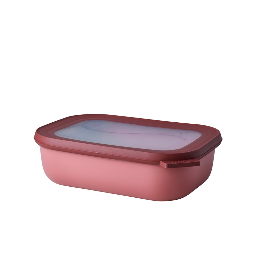 Mepal Multi Bowl Cirqula Dikdörtgen Saklama Kabı 1000 ml Vivid Mauve