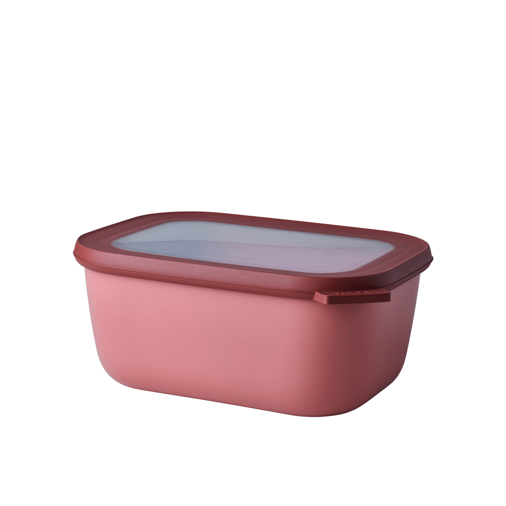 Mepal Multi Bowl Cirqula Dikdörtgen Saklama Kabı 1500 ml Vivid Mauv