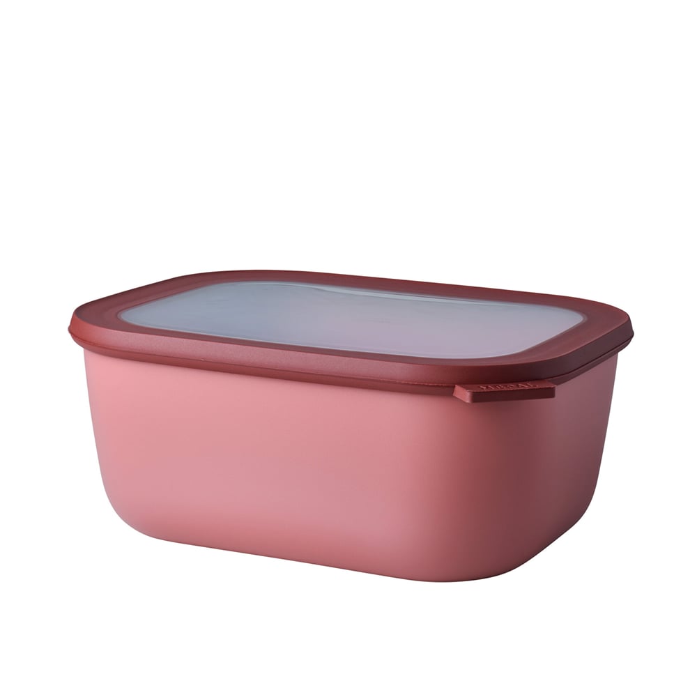 Mepal Multi Bowl Cirqula Dikdörtgen Saklama Kabı 3000 ml Vivid Mauve