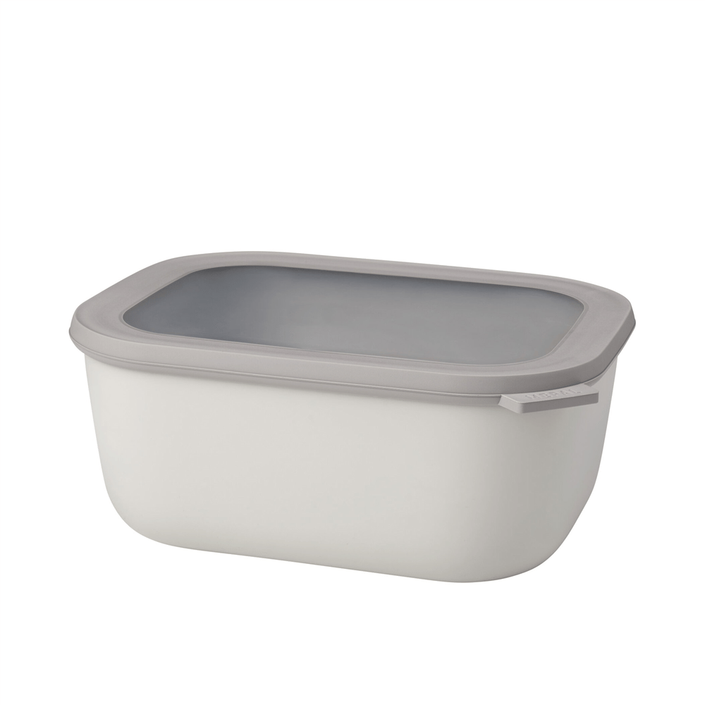 Mepal Multi Bowl Cirqula Dikdörtgen Saklama Kabı 3000 ml Nordic White