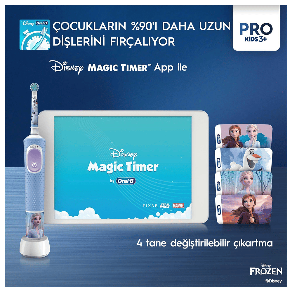 Oral-B D103 Frozen Çocuk Diş Fırçası | Evkur