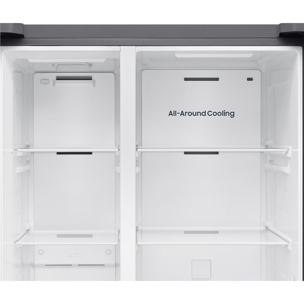 Samsung RS70F65QEFTR NF 656 Lt. E Sınıfı Gardırop Tipi Buzdolabı Siyah