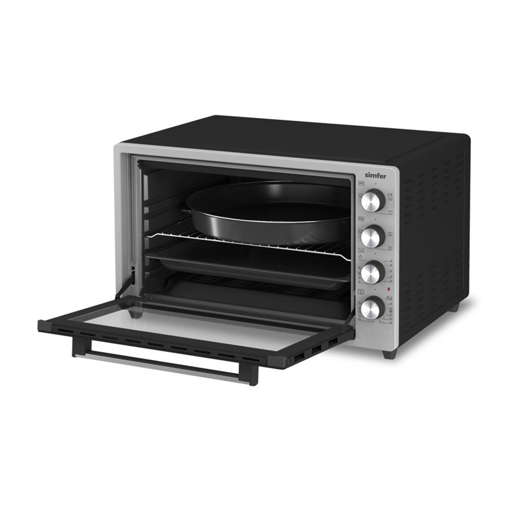 Simfer 7033 70 lt Gri Turbo Mini Fırın