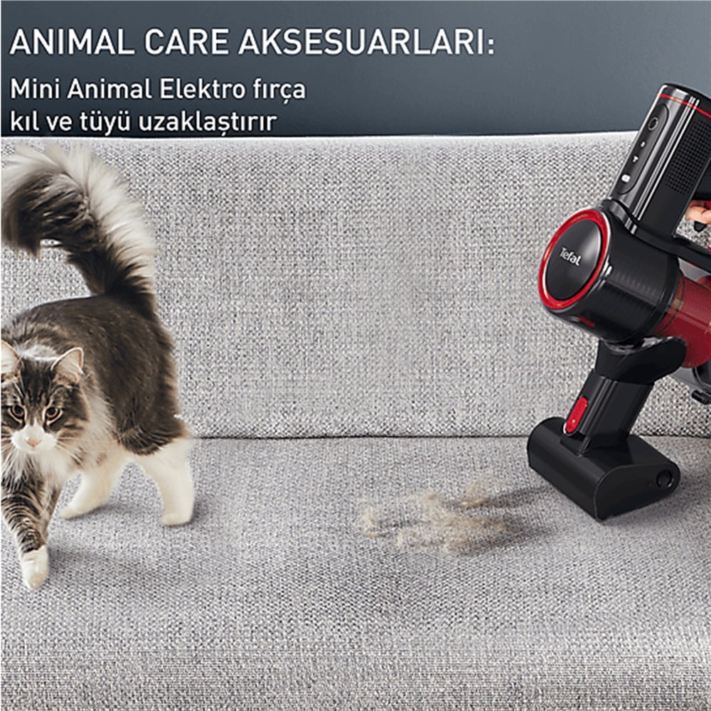Tefal TY6T90TR X-Force Flex 8.60 Max Aqua Dikey Sarjlı Süpürge (Teşhir Ürünü)