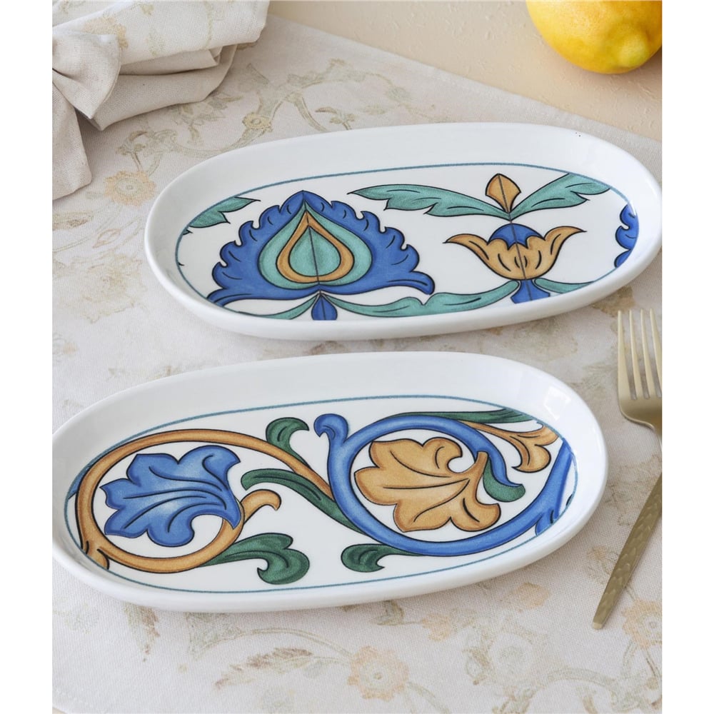 The Mia Limoncello Oval Servis Tabağı Seti