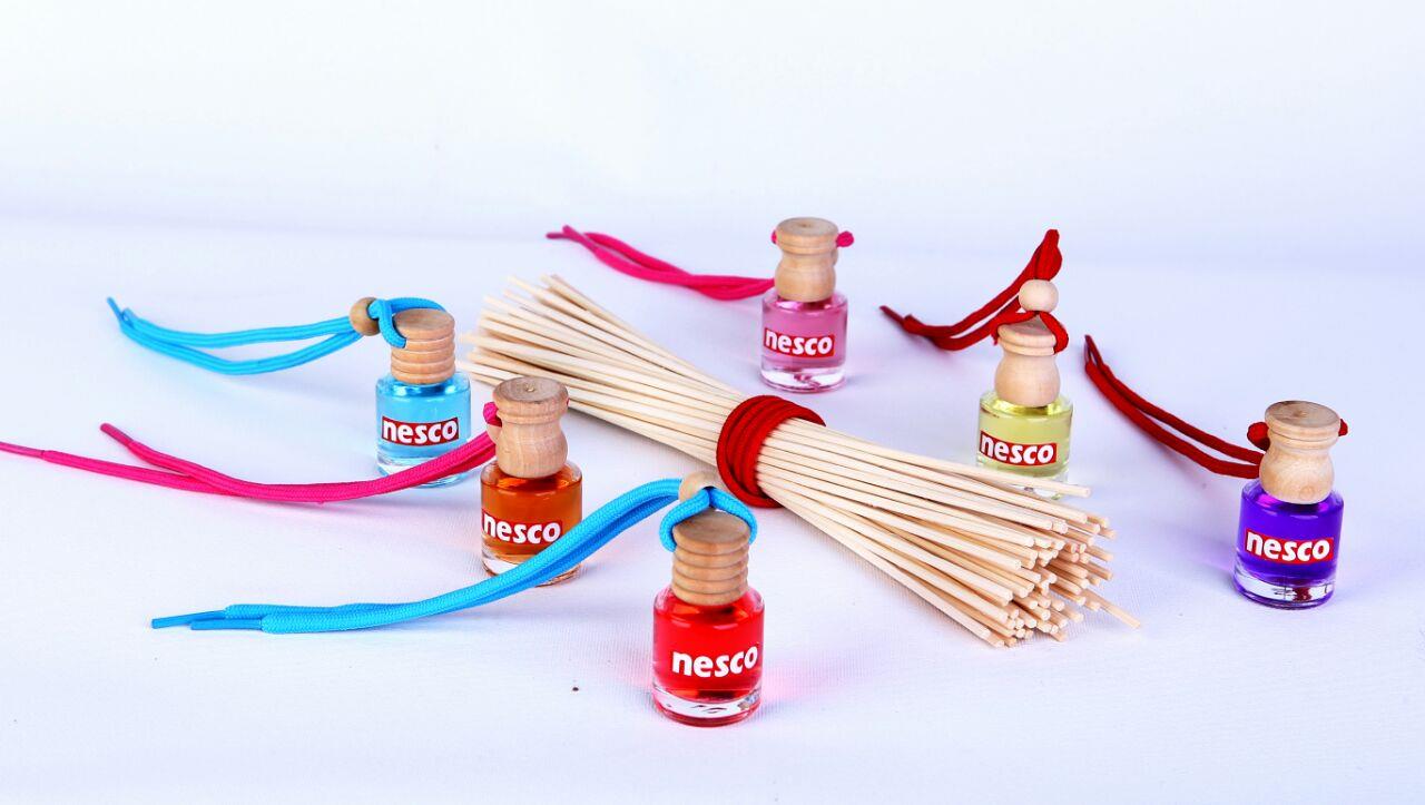TOPTAN NESCO 8 ML SİLİNDİR ŞİŞE OTO KOKUSU ARAÇ ARABA PARFÜMÜ