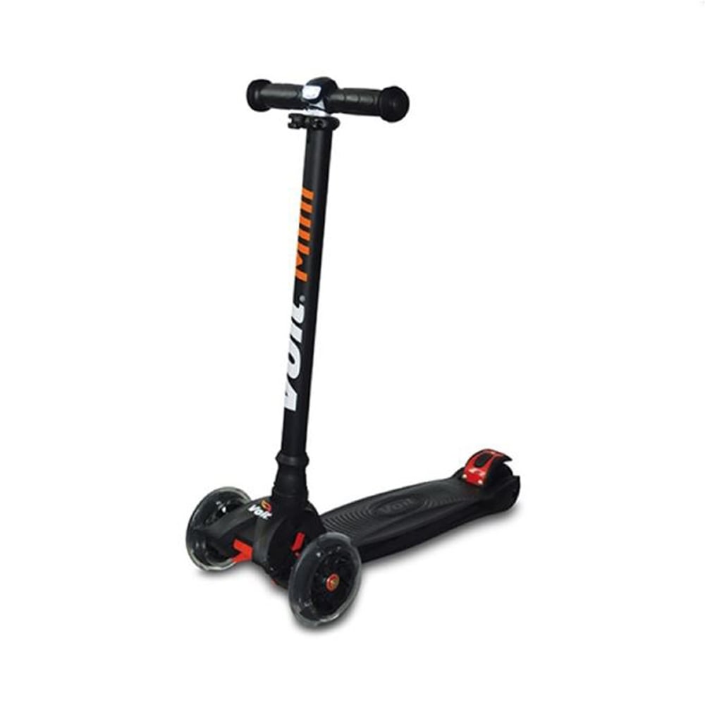 Voit 218 Işıklı 3 Teker Siyah Scooter