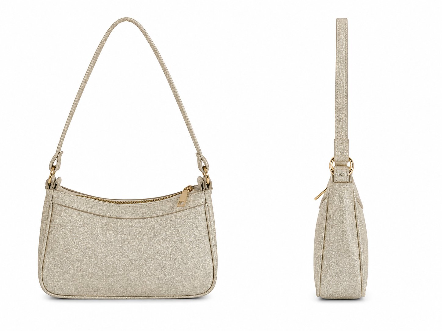 Bloom Simli Kadın Omuz Çanta Gold