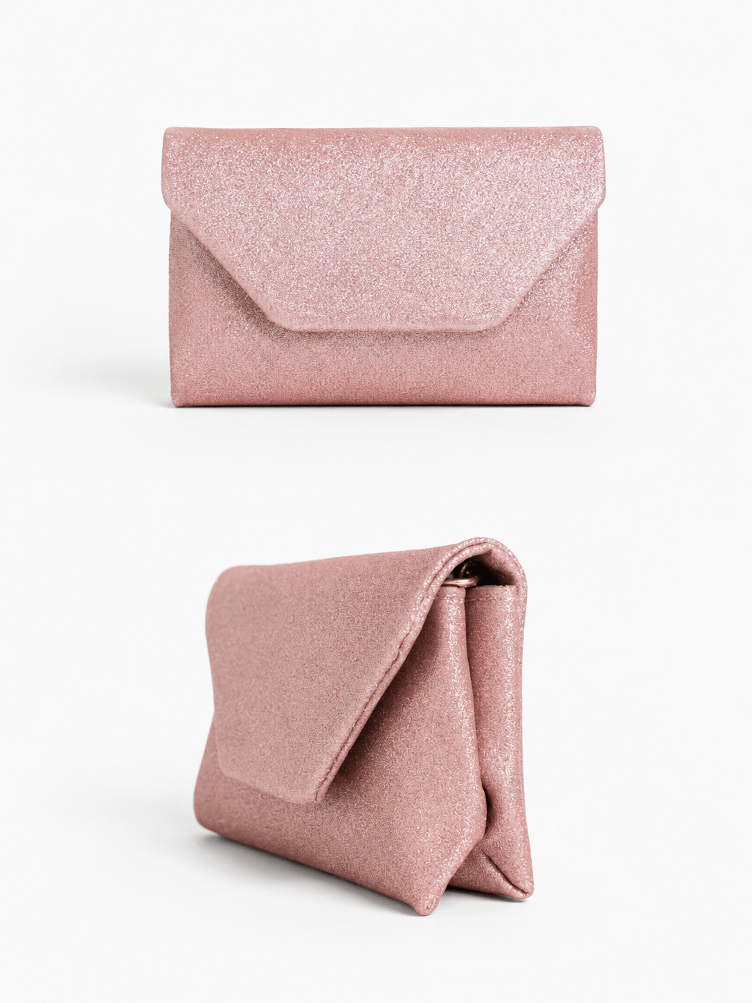 Blush Işıltılı Çapraz Çanta Pudra