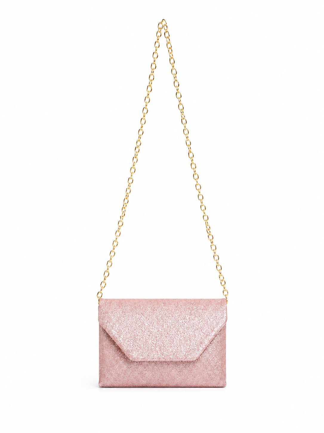 Blush Işıltılı Çapraz Çanta Pudra