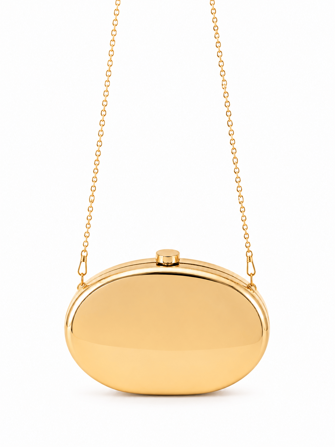 Leo Oval El Çantası Gold
