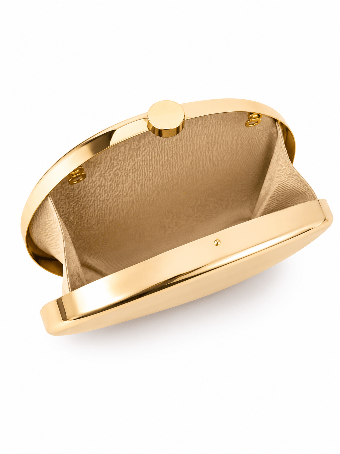 Leo Oval El Çantası Gold