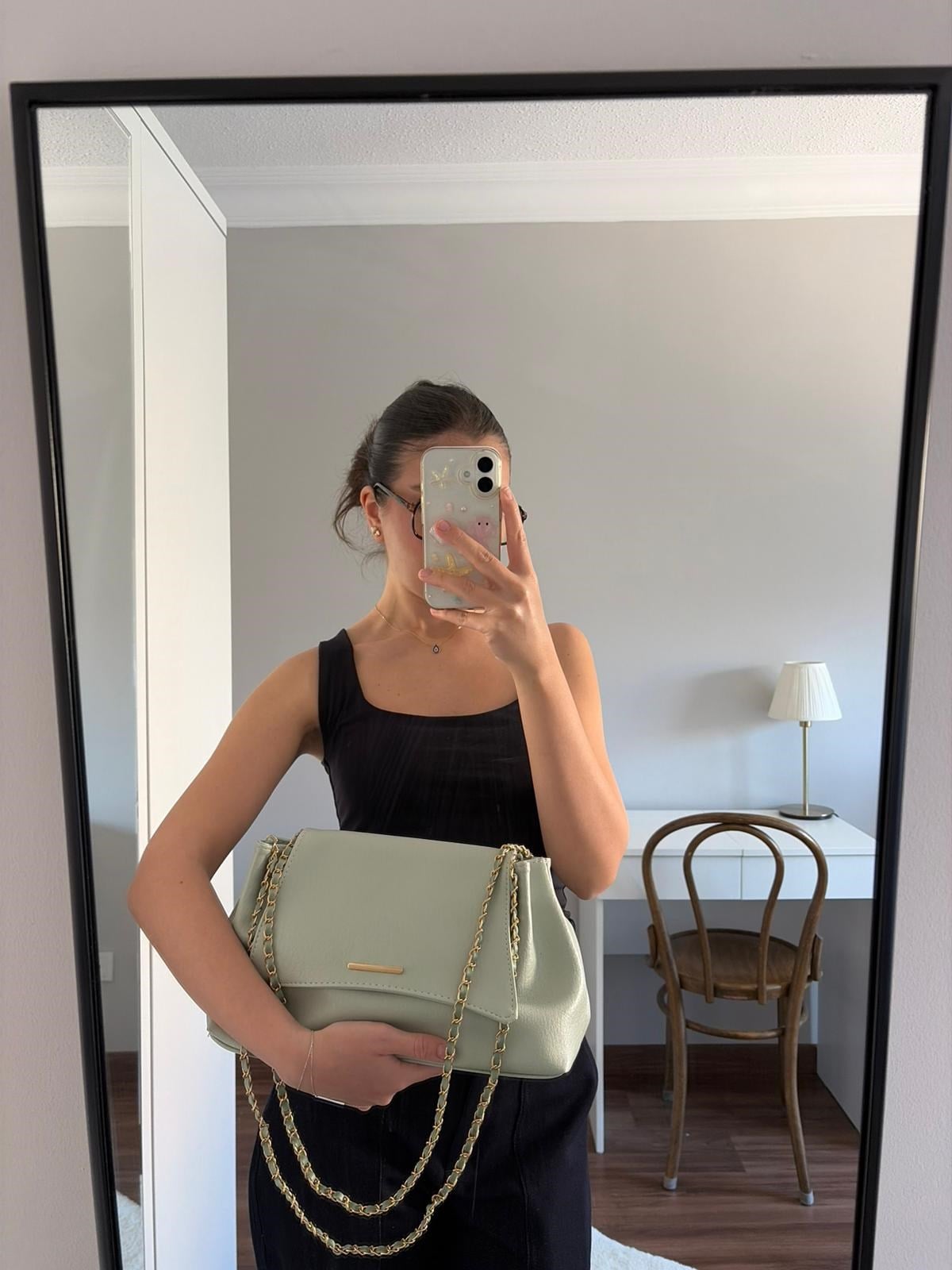Lorea Zincir Askılı Kadın Omuz ve Clutch Çanta Mint Yeşili