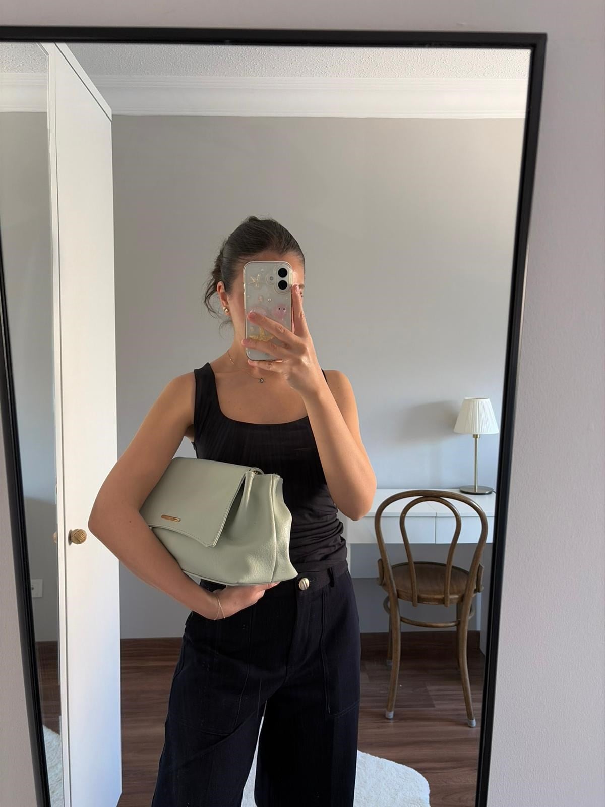 Lorea Zincir Askılı Kadın Omuz ve Clutch Çanta Mint Yeşili