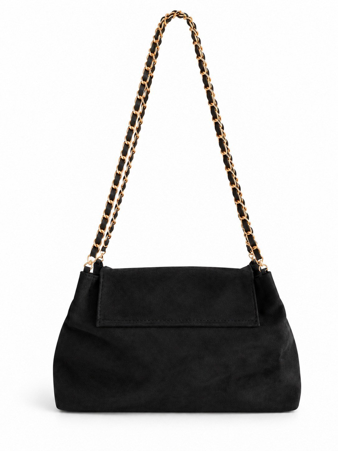 Lorea Zincir Askılı Kadın Omuz ve Clutch Çanta Süet Siyah
