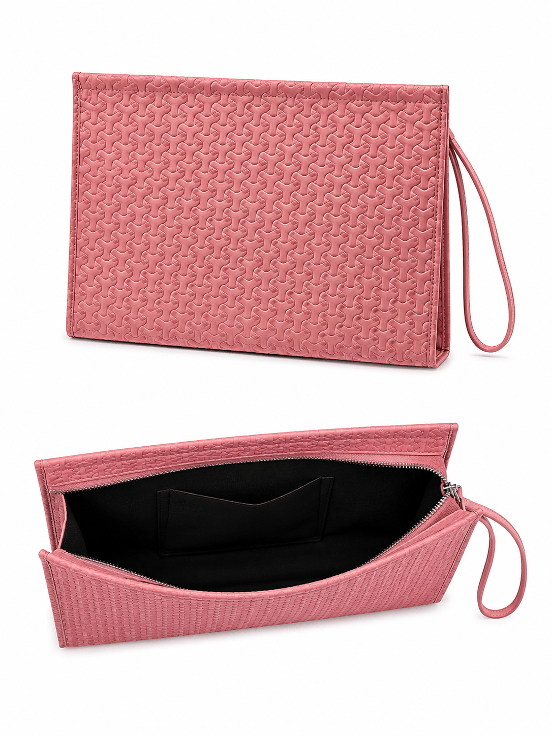 Monet Clutch Çanta Pembe