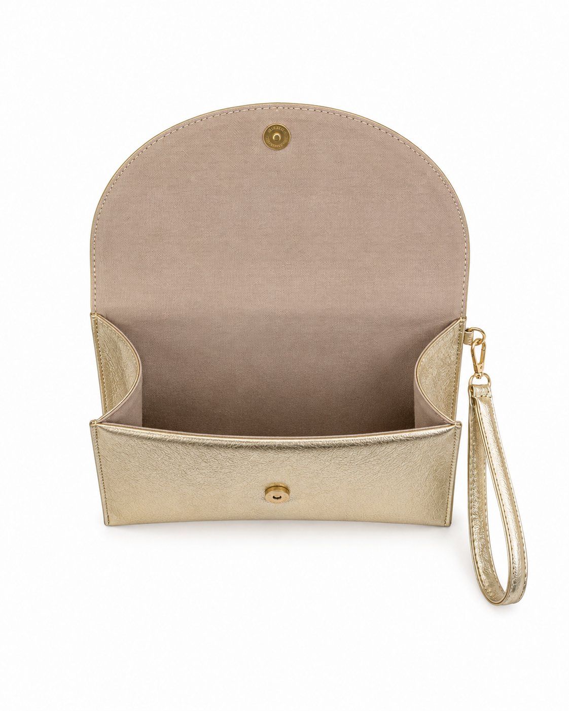 Muse Kadın Clutch Çanta Gold