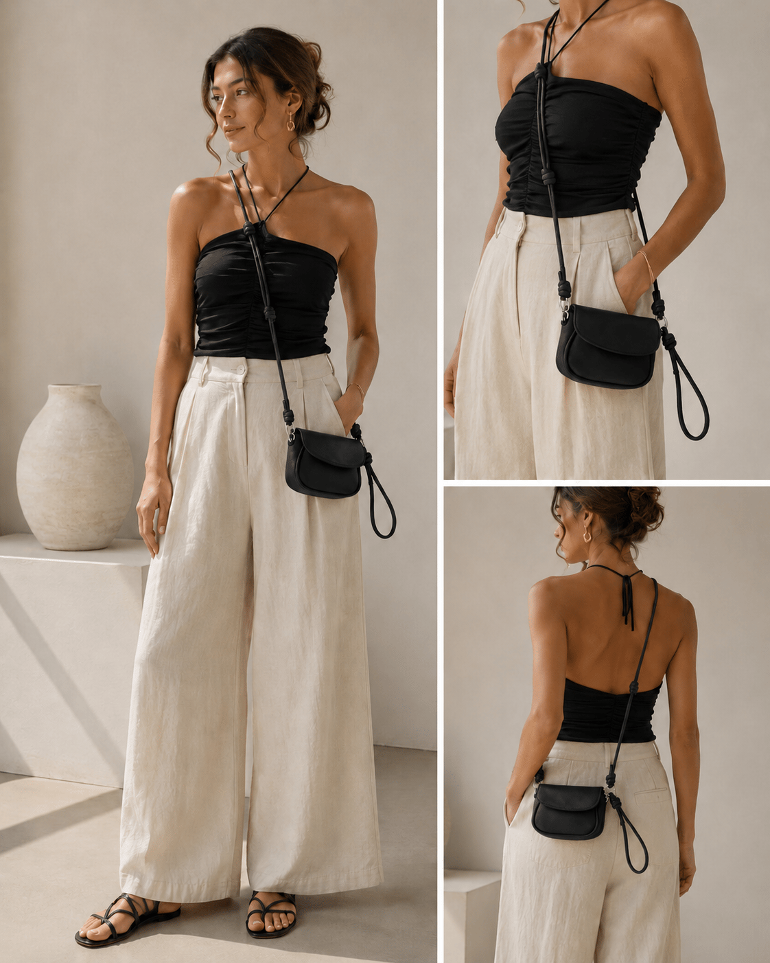 Polina Mini Kadın Çapraz Çanta Siyah