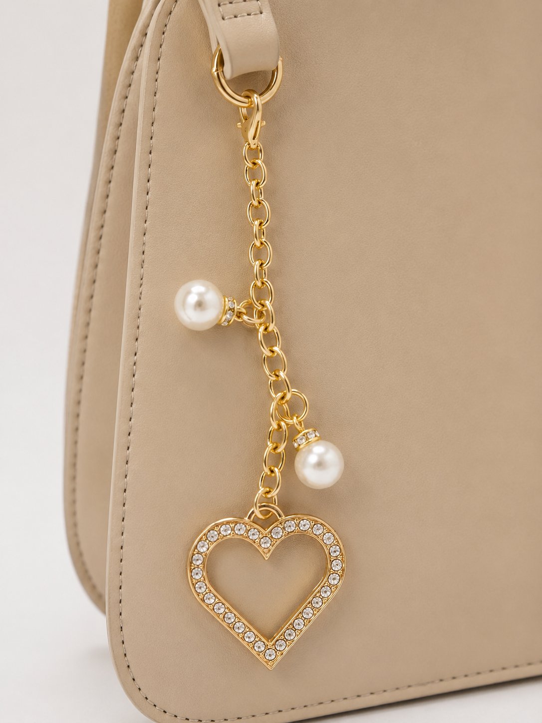 Taşlı Kalp Charm