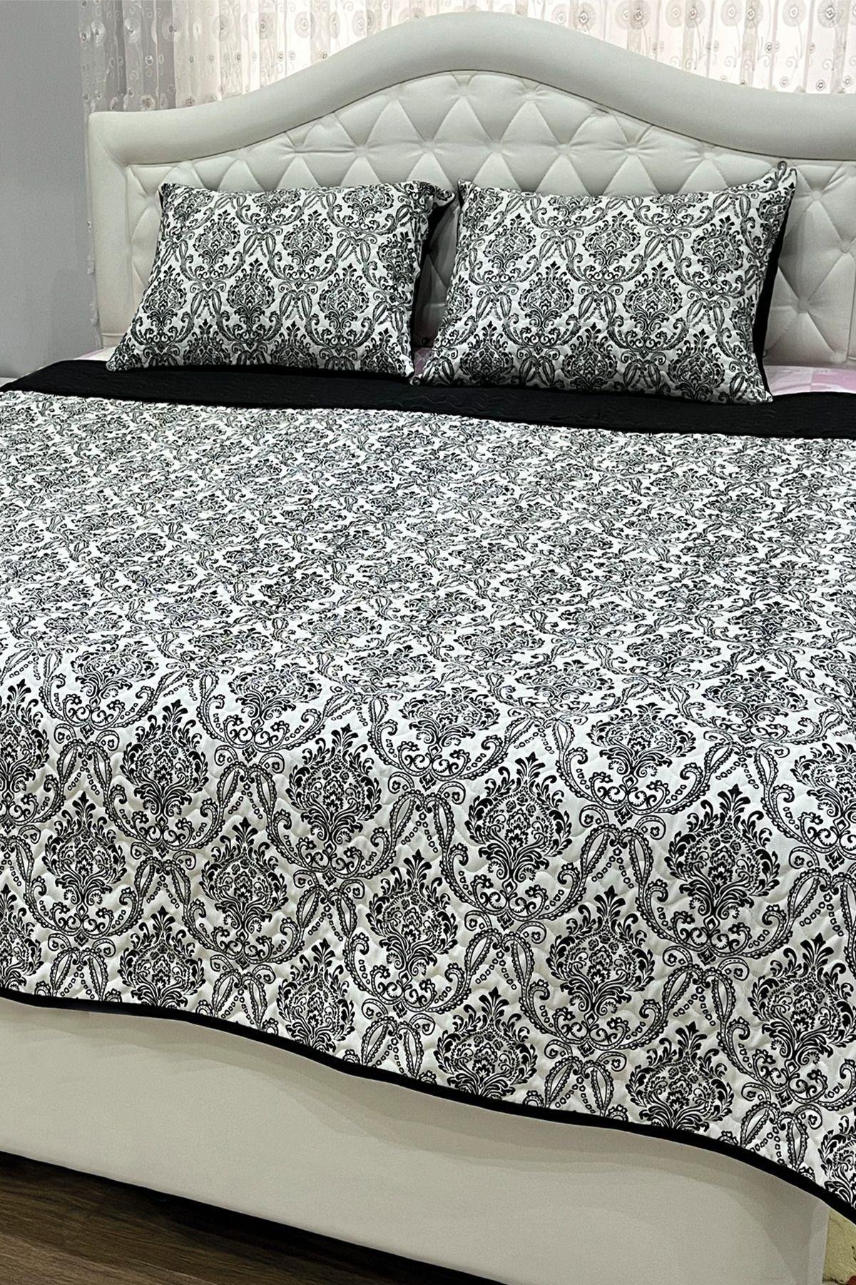 Tek Kişilik Kapitone Yatak Örtüsü Seti 160x230 Cm - Crown