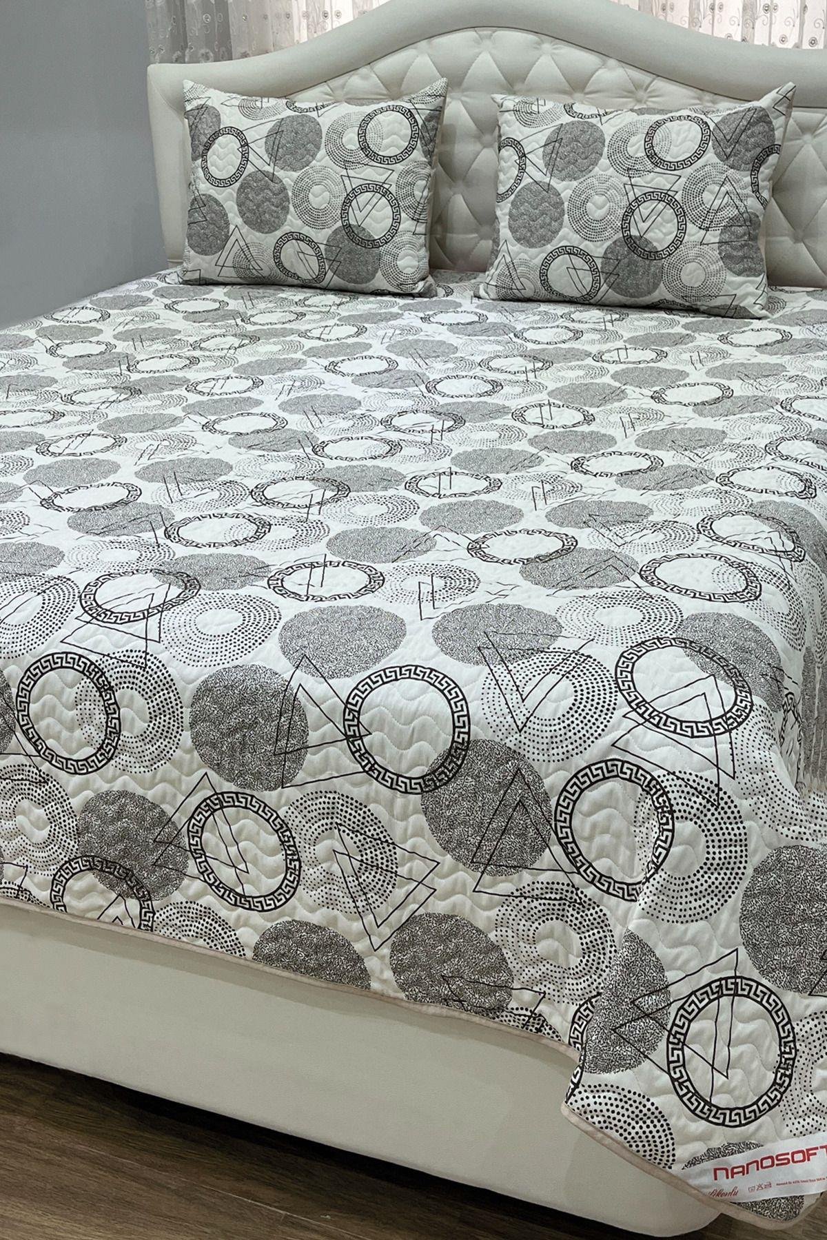 Tek Kişilik Kapitone Yatak Örtüsü Seti 160x230 Cm - Shape