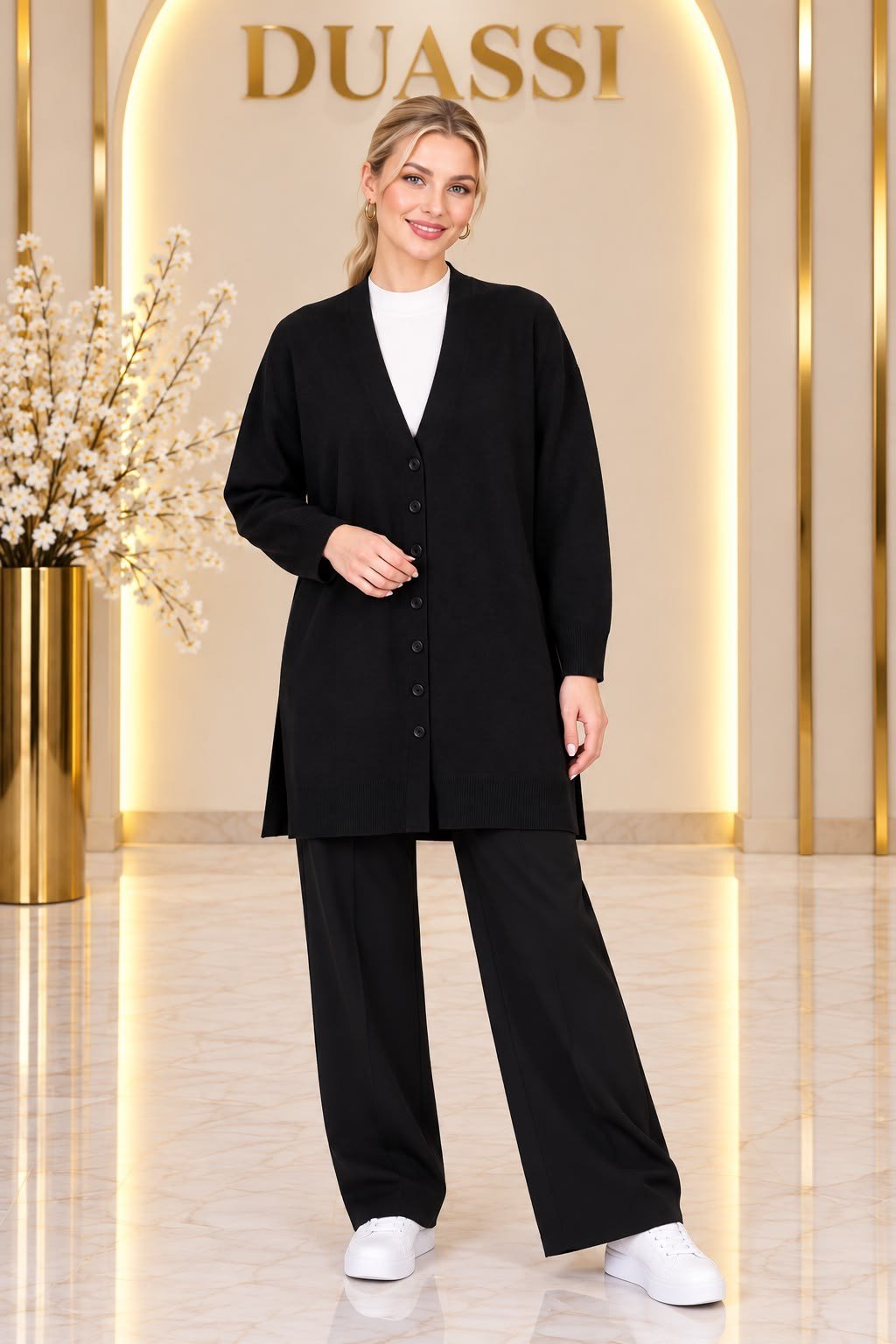 21805 Kupra Mixli Rayon Hırka