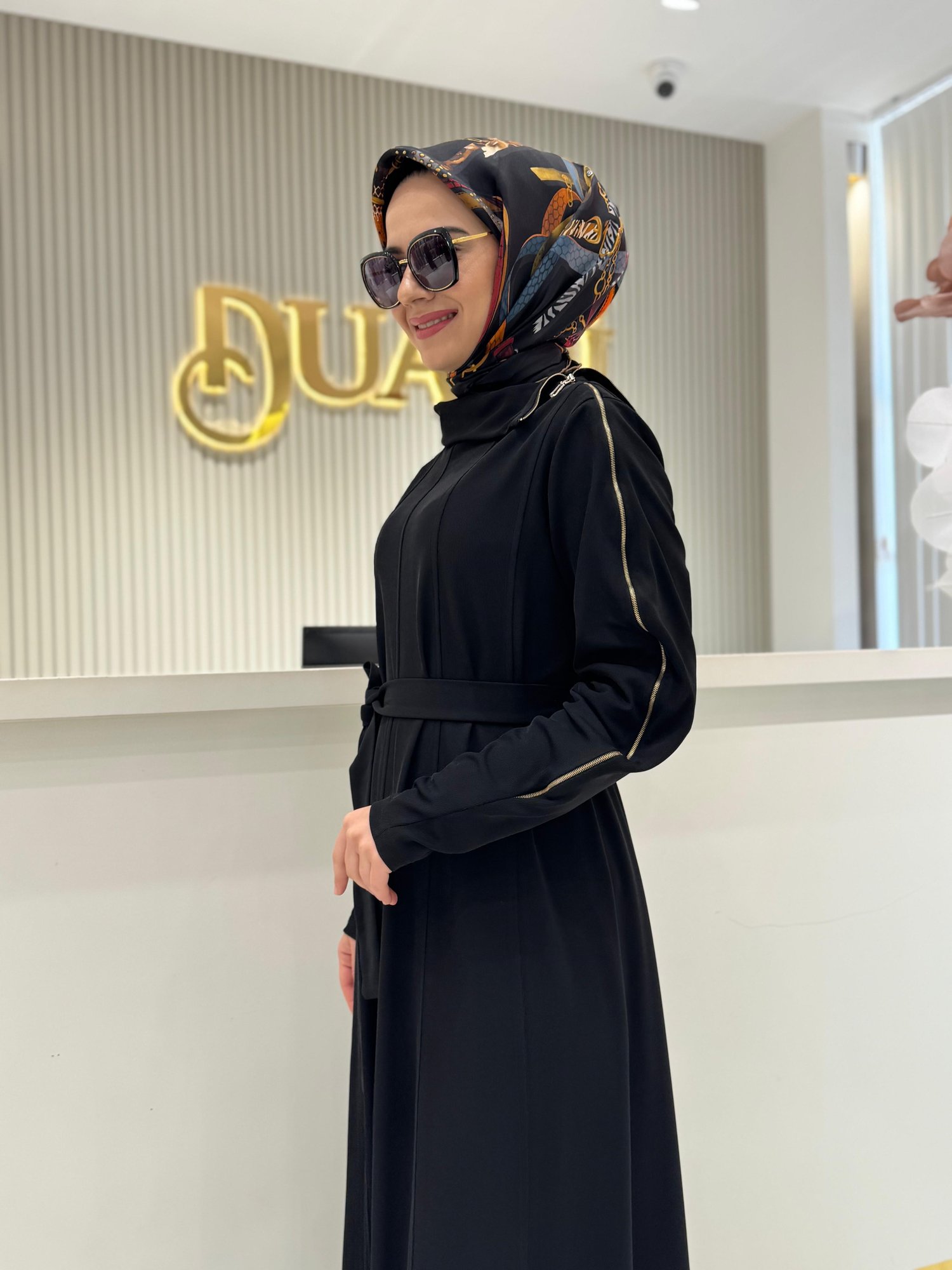 38803 Elbise  - SİYAH