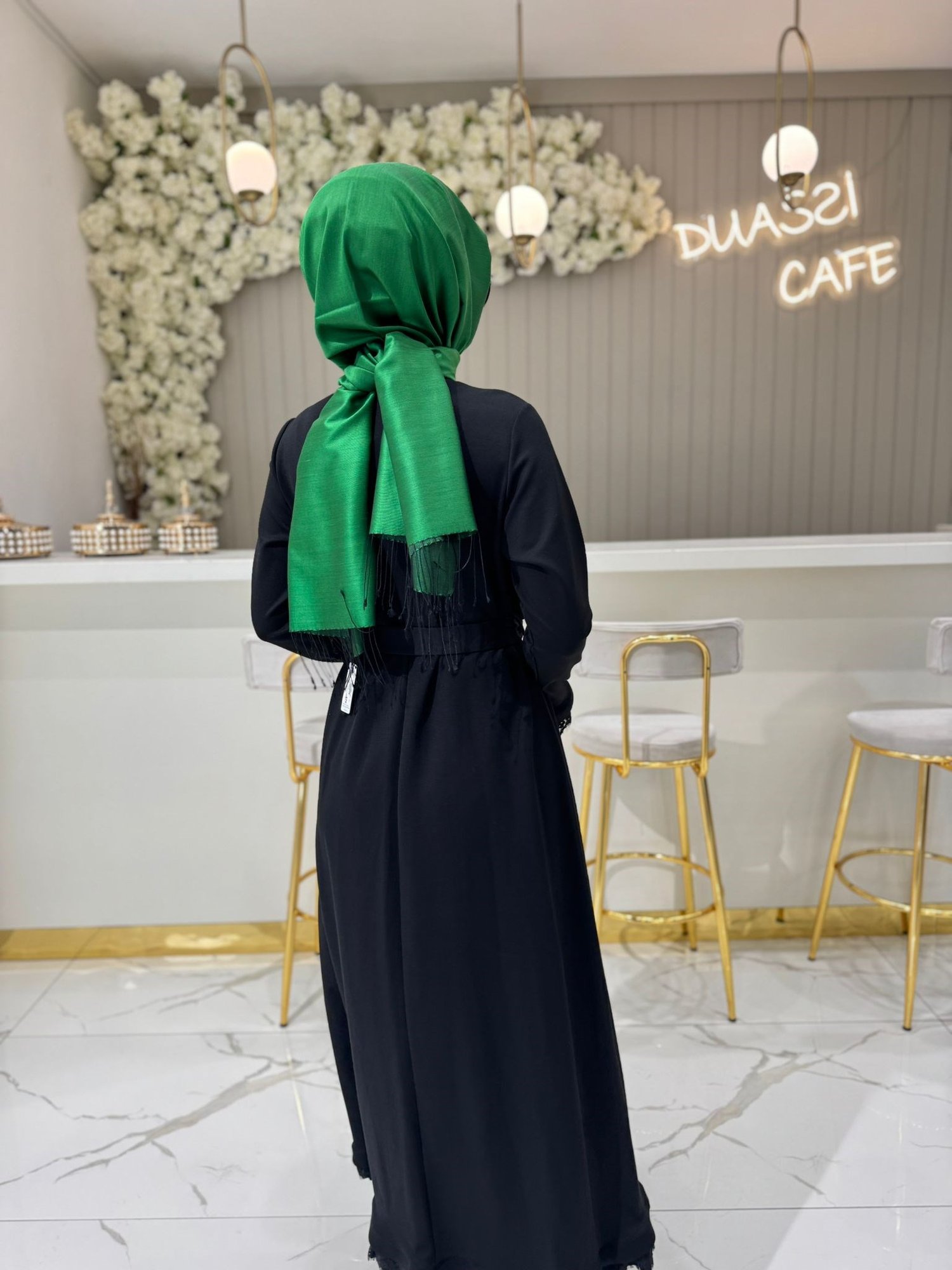 38823 Elbise  - SİYAH
