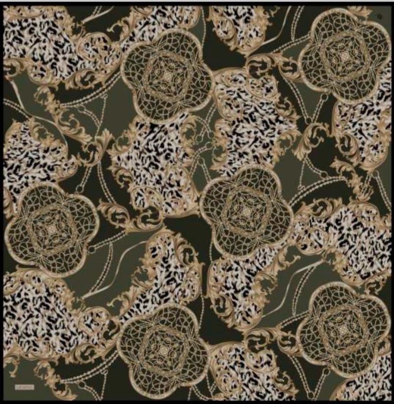 Armine 9411 Eşarp  - HAKİ