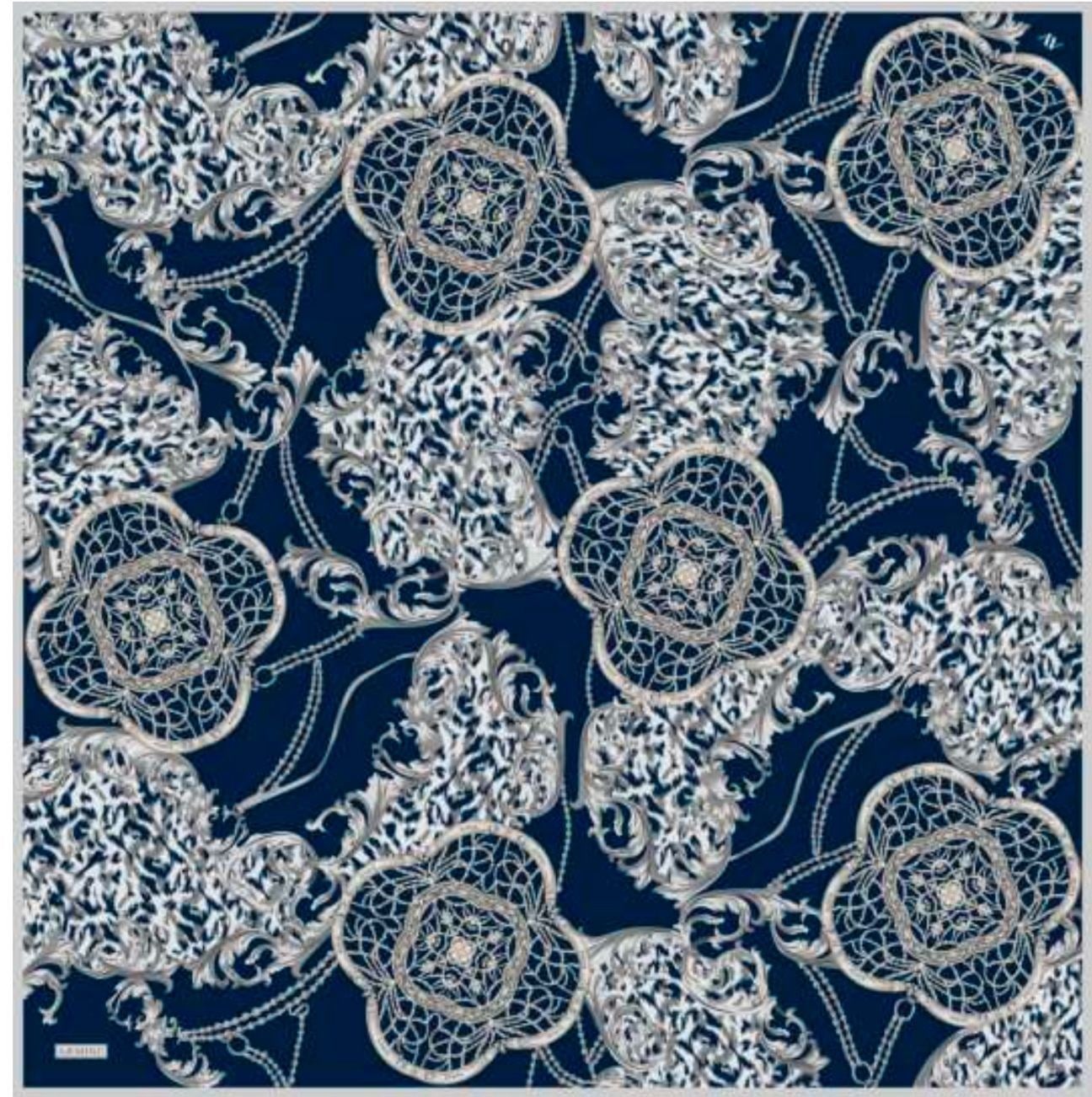Armine 9411 Eşarp  - MAVİ