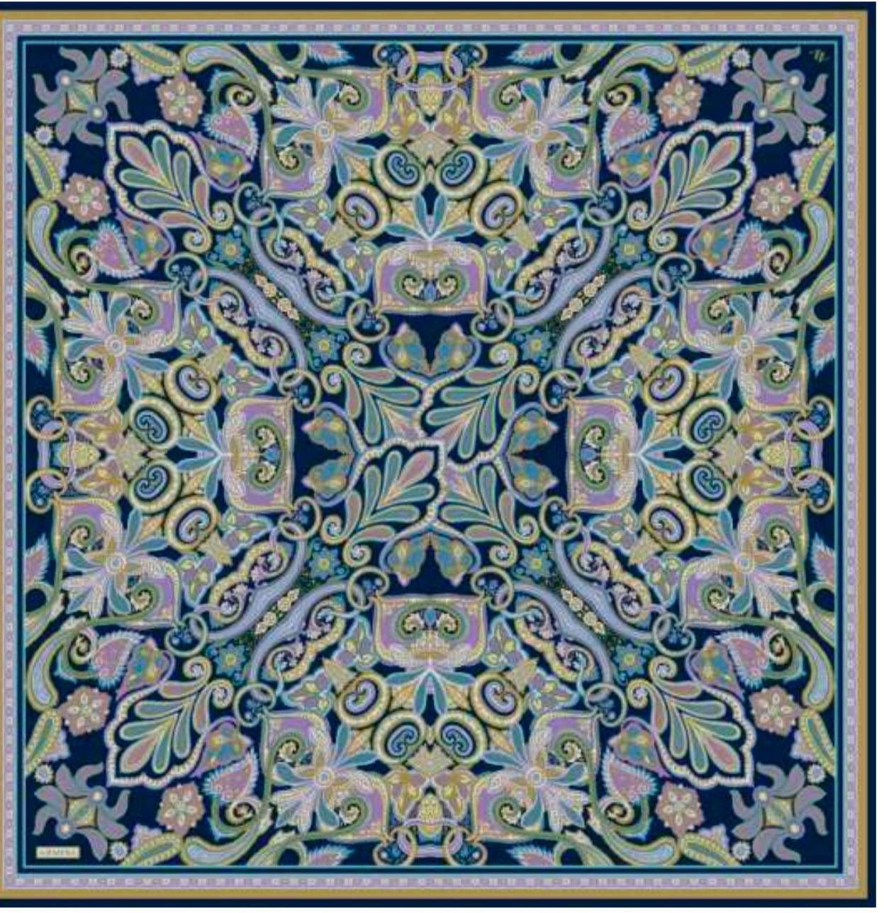 Armine 9421 Eşarp  - LACİVERT