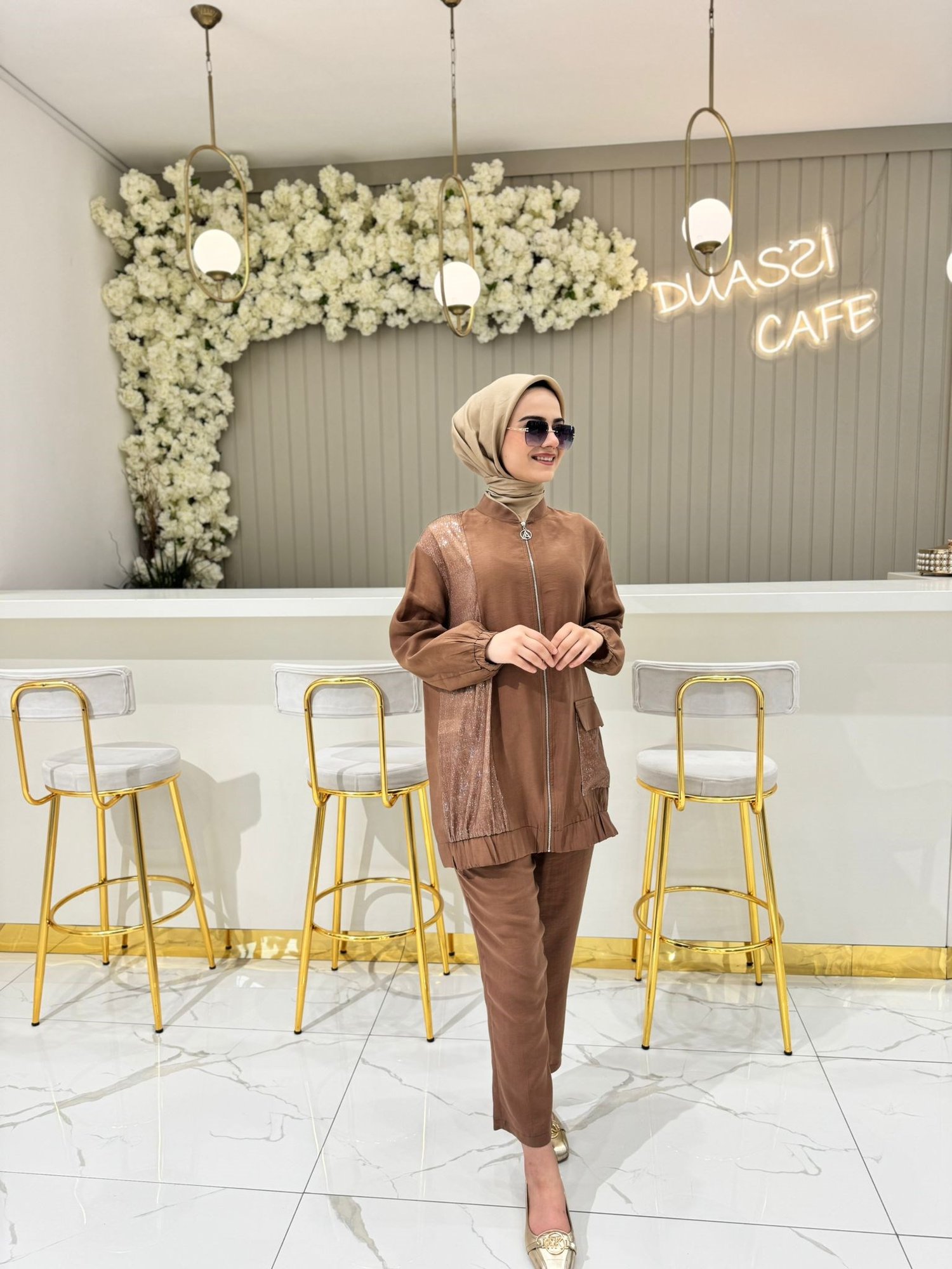 Armine Trend 670 Takım  - KAHVE