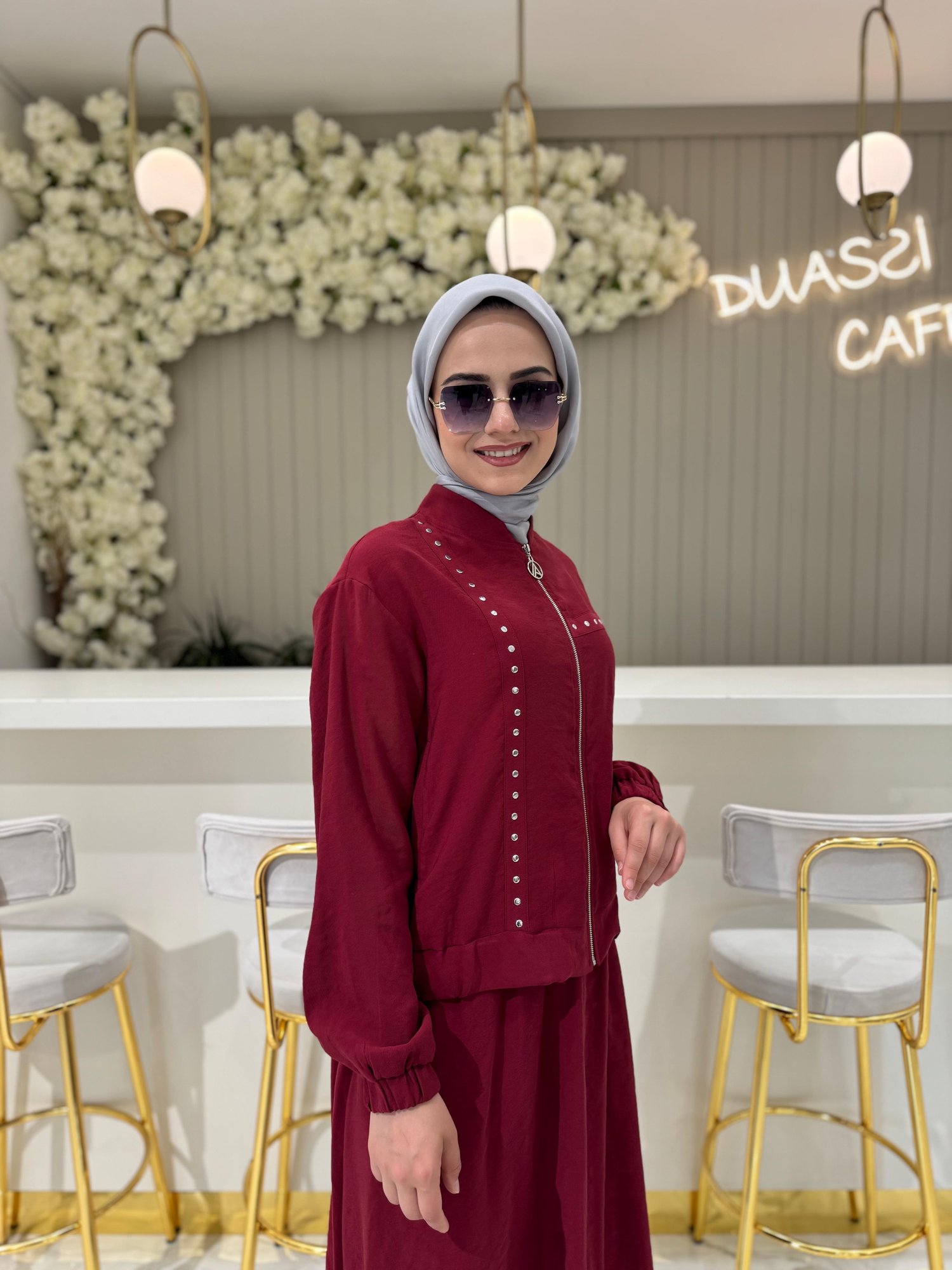 Armine Trend 686 Takım  - BORDO