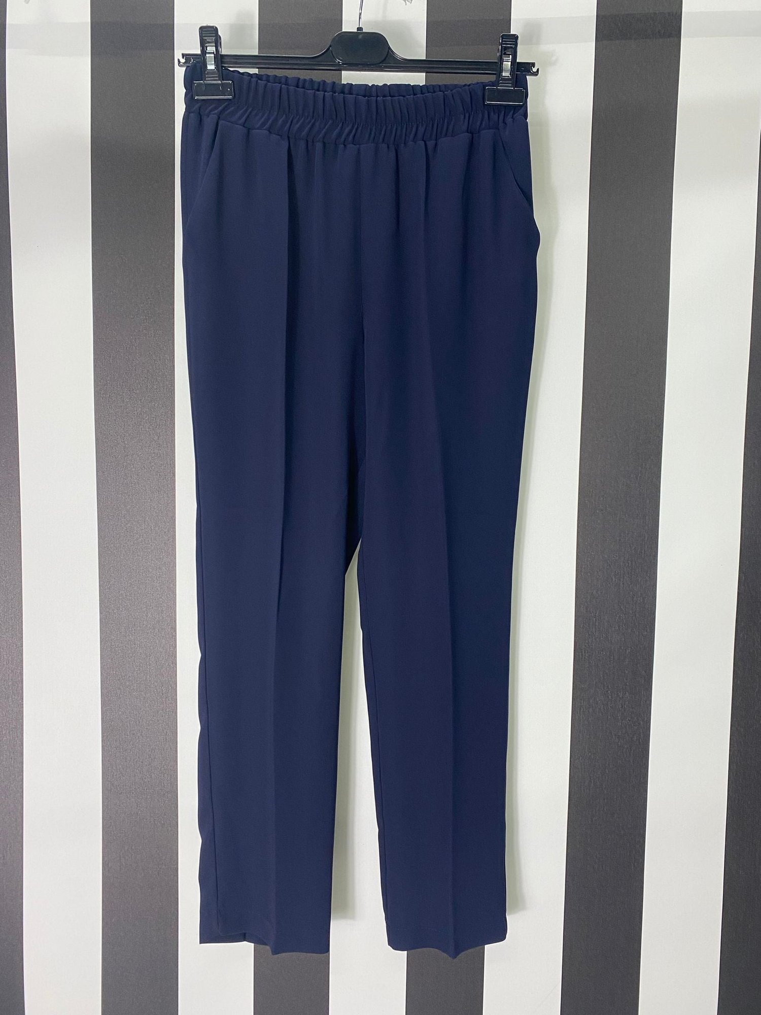 Beli Lastikli Petek Desen Pantolon 332 - LACİVERT