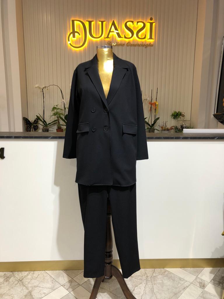 Blazer Ceketli Takım 0 - SİYAH