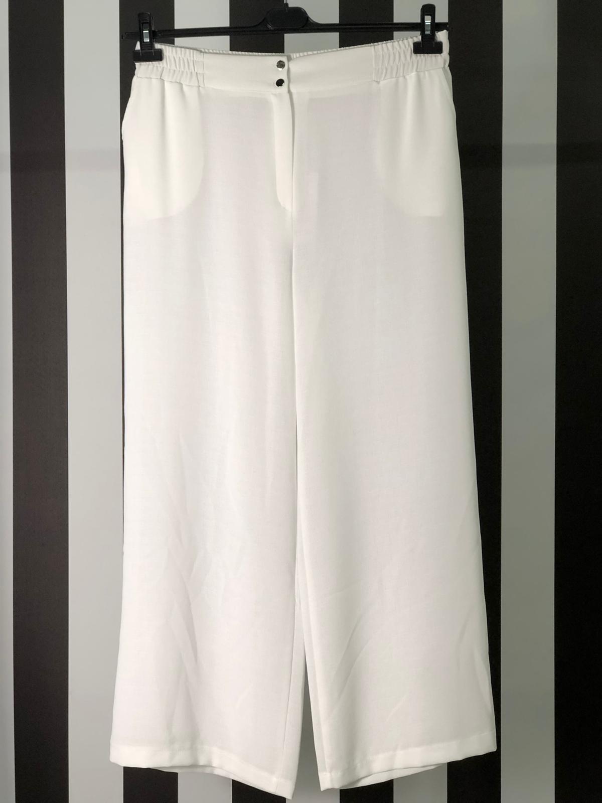 Bol Paça Krep Pantolon 8422 - EKRU