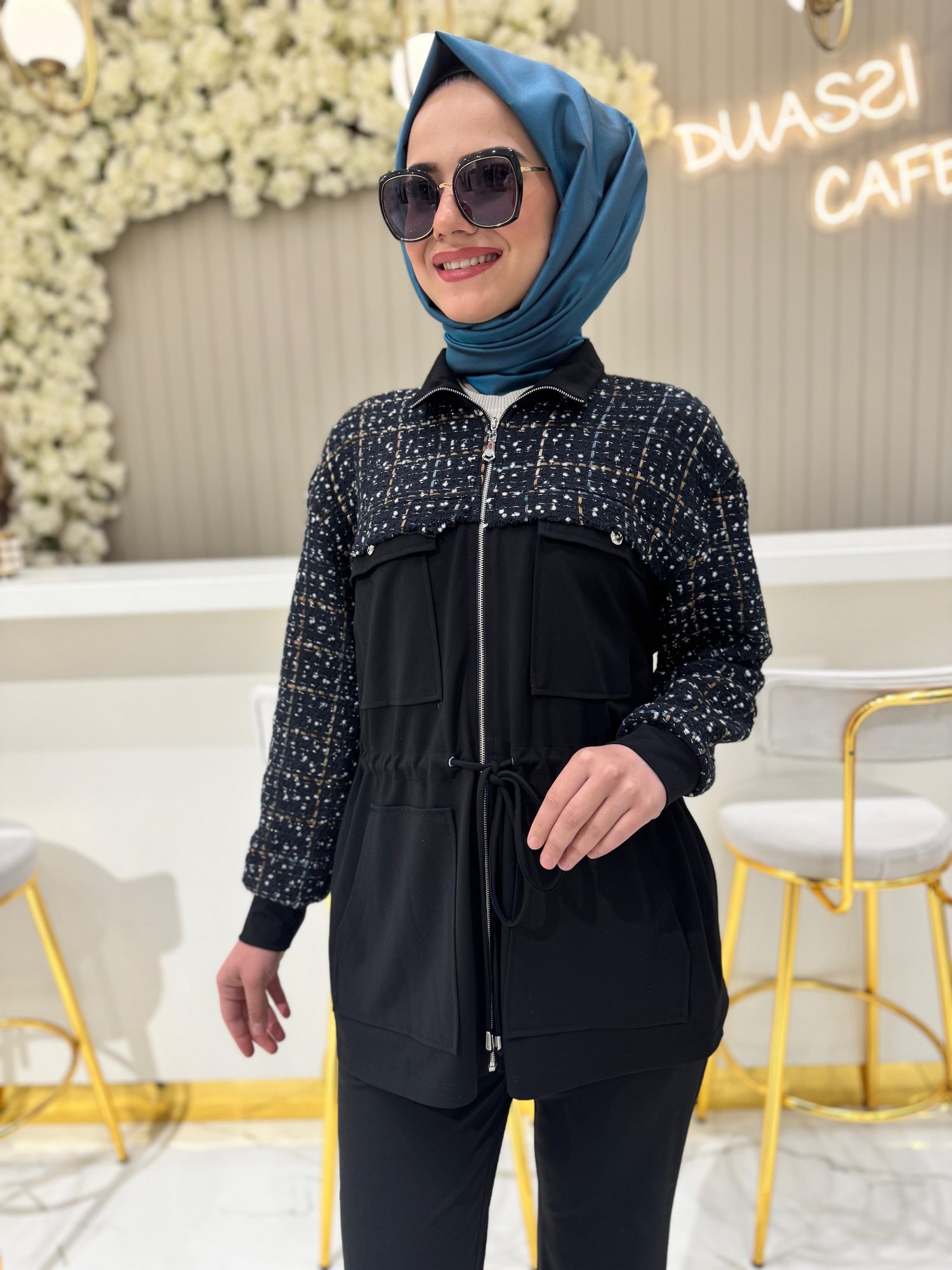 Clande 3009 Takım  - Siyah