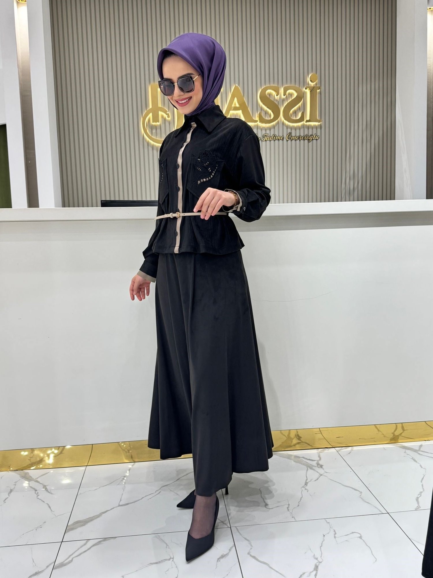 Clande 3010 Takım  - Siyah