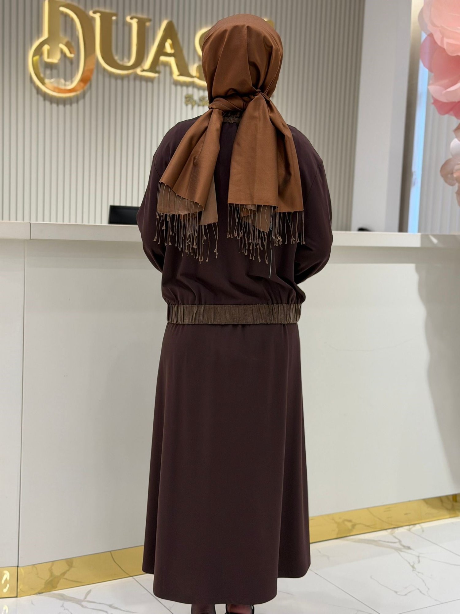 Clande 4006 Takım  - KAHVE