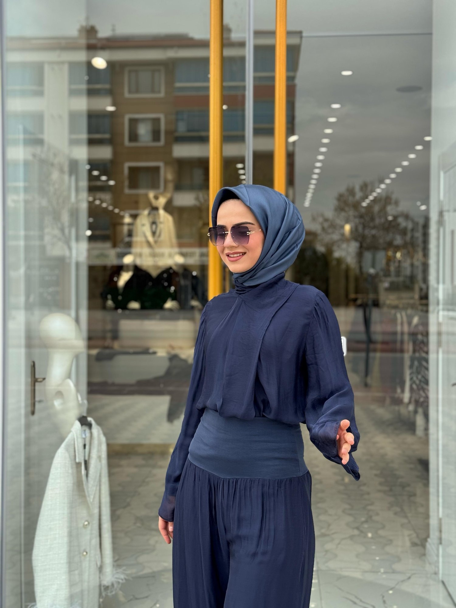 Daphne Kruvaze Takım 3009-L - LACİVERT