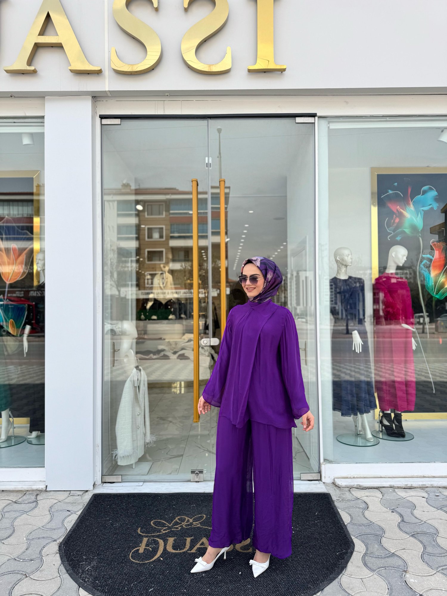 Daphne Kruvaze Takım 3009-M - MOR