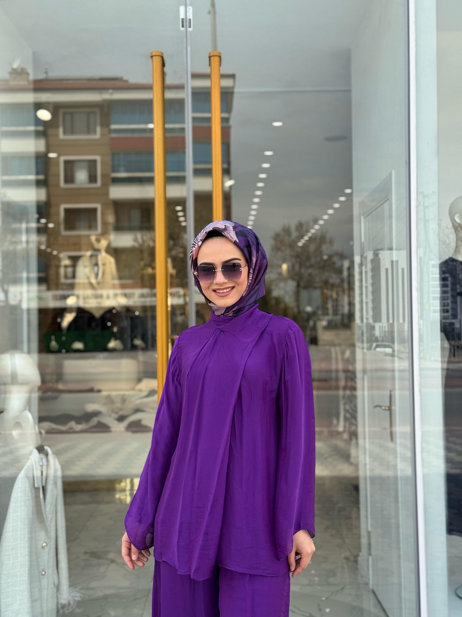 Daphne Kruvaze Takım 3009-M - MOR