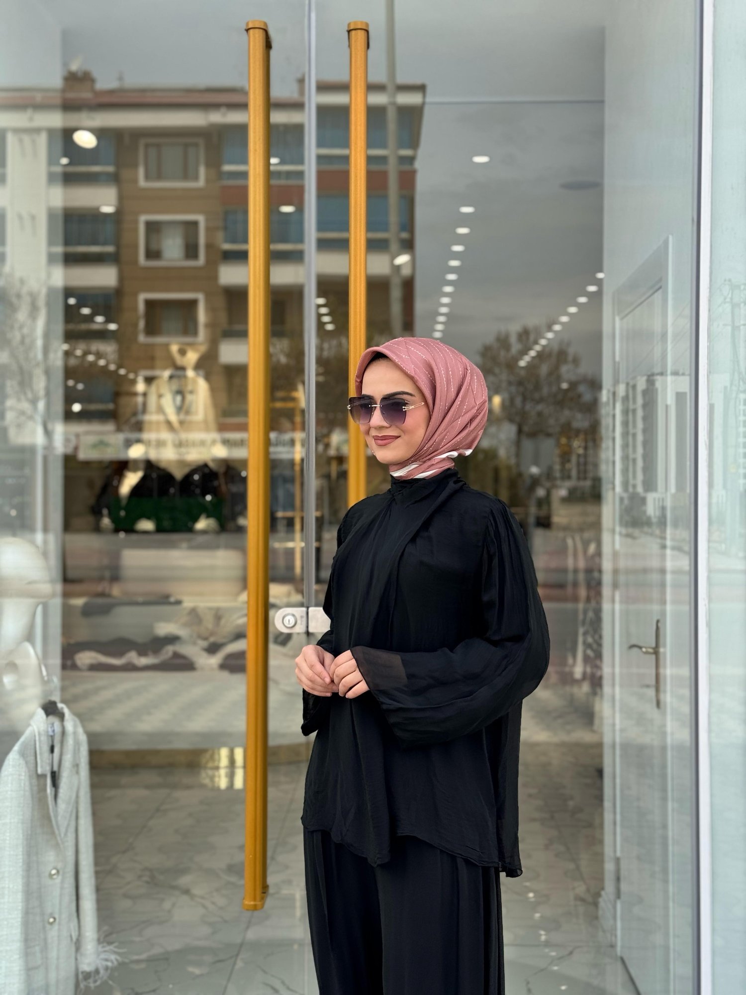 Daphne Kruvaze Takım 3009-S - SİYAH